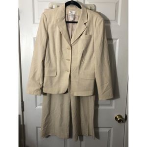 Tan Pants Suit